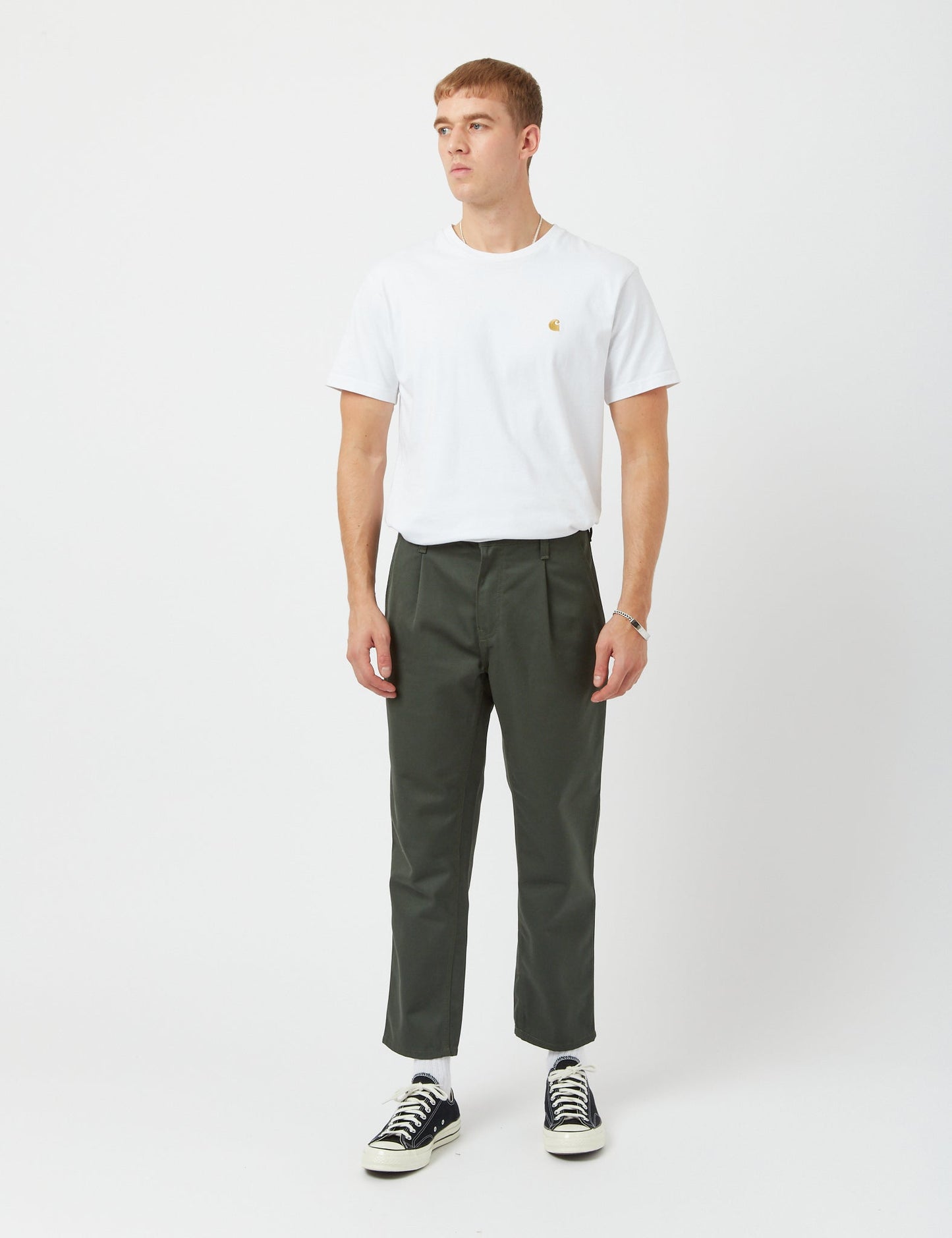 Abbott Pant (Crop Tapered) - Boxwood Green