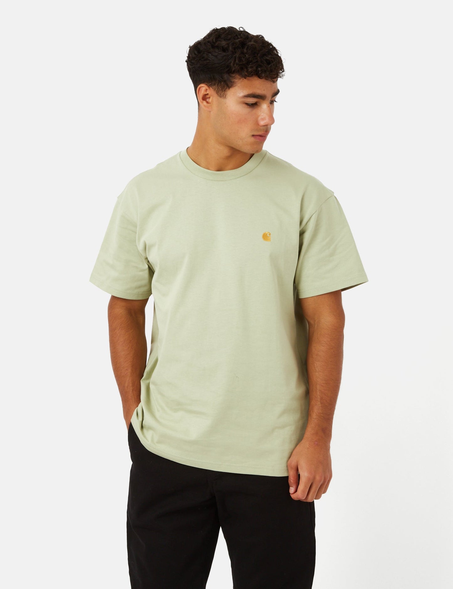 Chase T-Shirt (Loose) - Sable Khaki/Gold