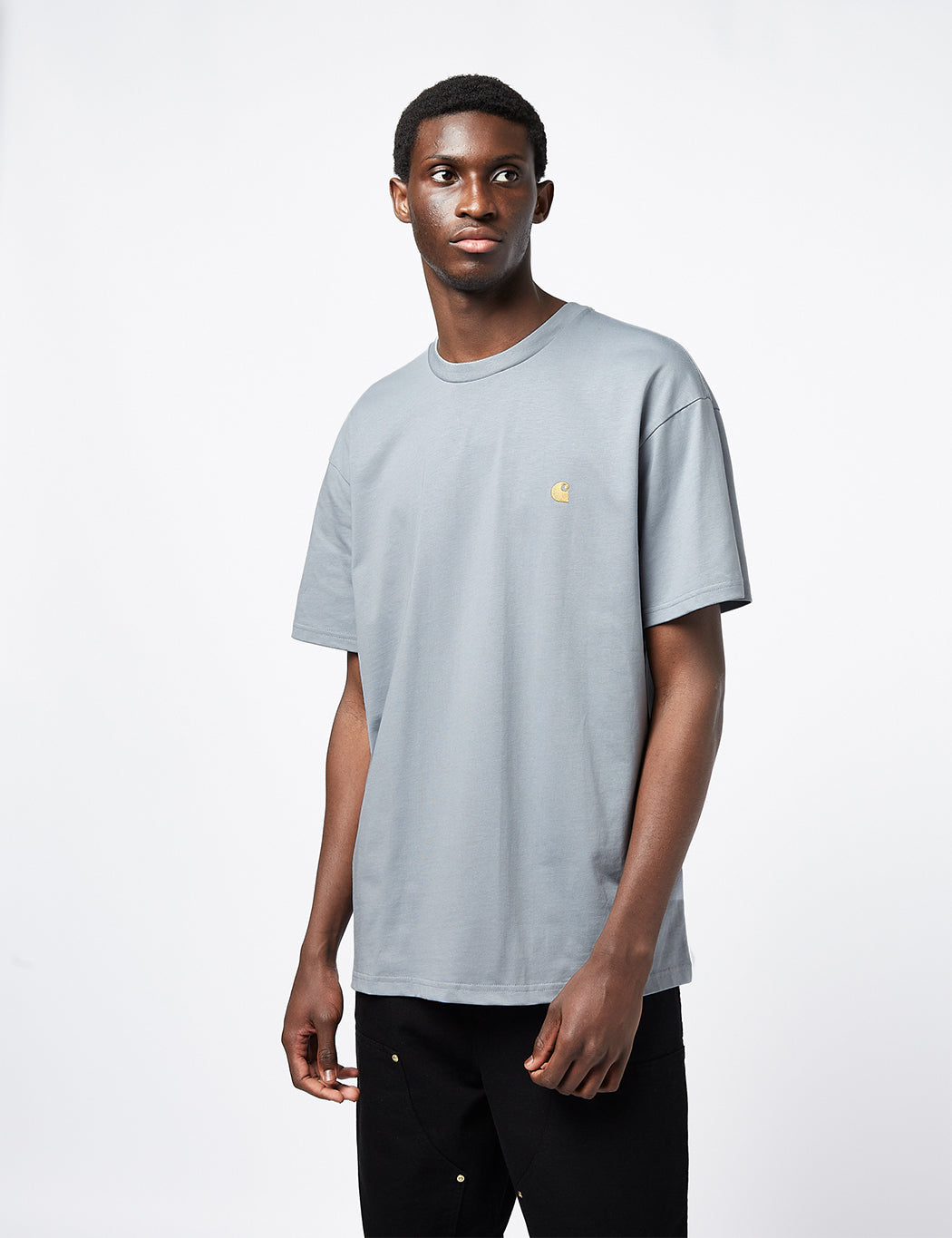 Chase T-Shirt (Loose) - Sable Khaki/Gold