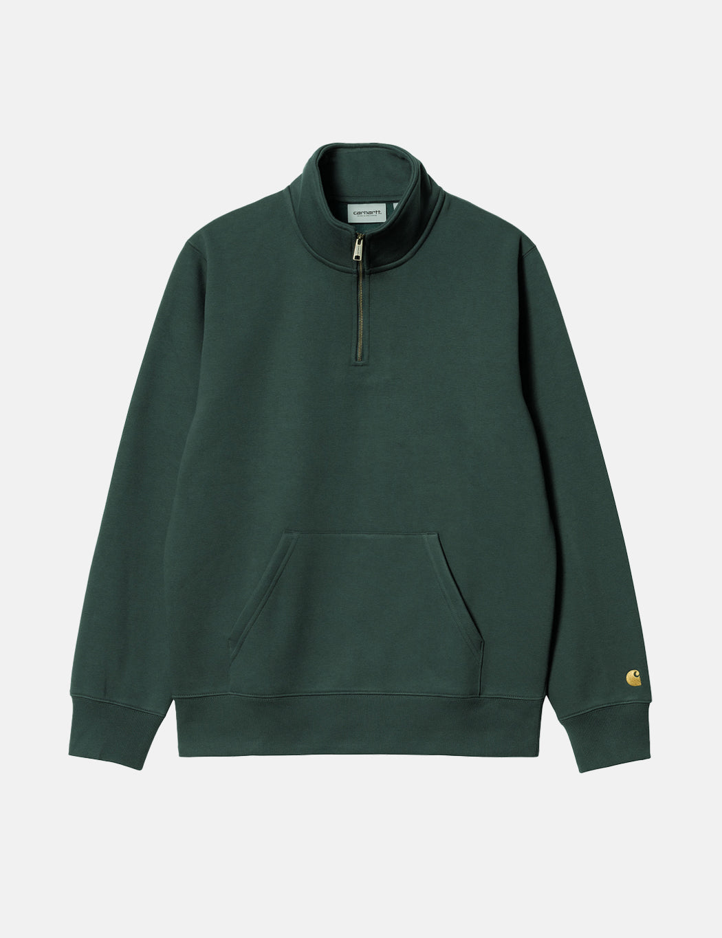 Chase Neck Zip Sweatshirt - Juniper Green