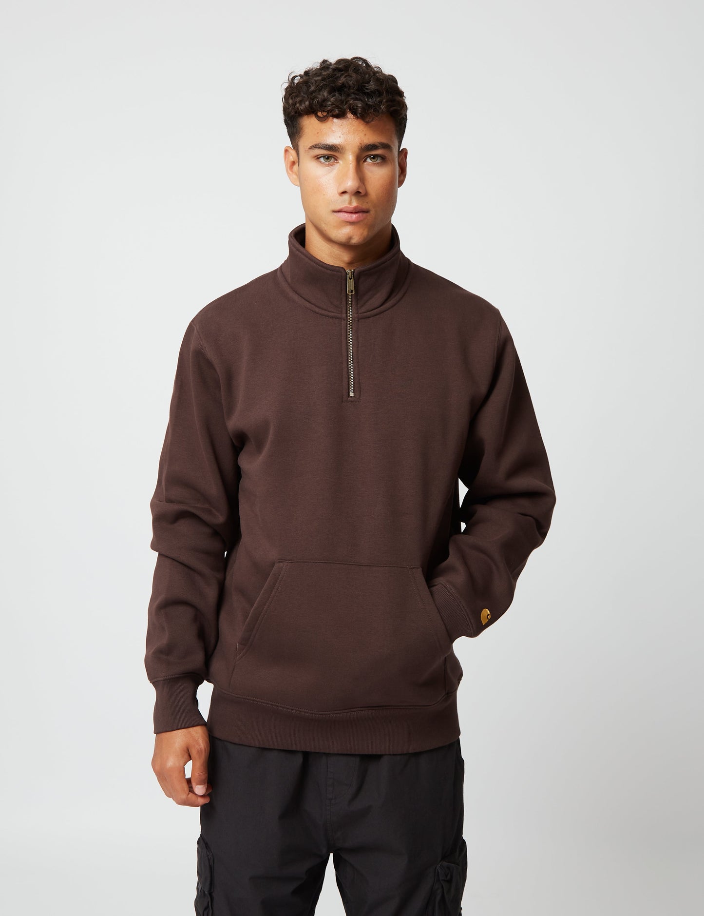 Chase Neck Zip Sweatshirt - Discovery Green