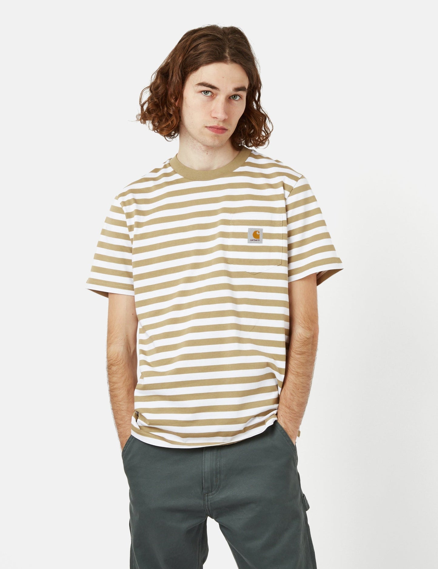 Scotty Stripe Pocket T-Shirt (Regular) - Atom Blue/Icarus Blue