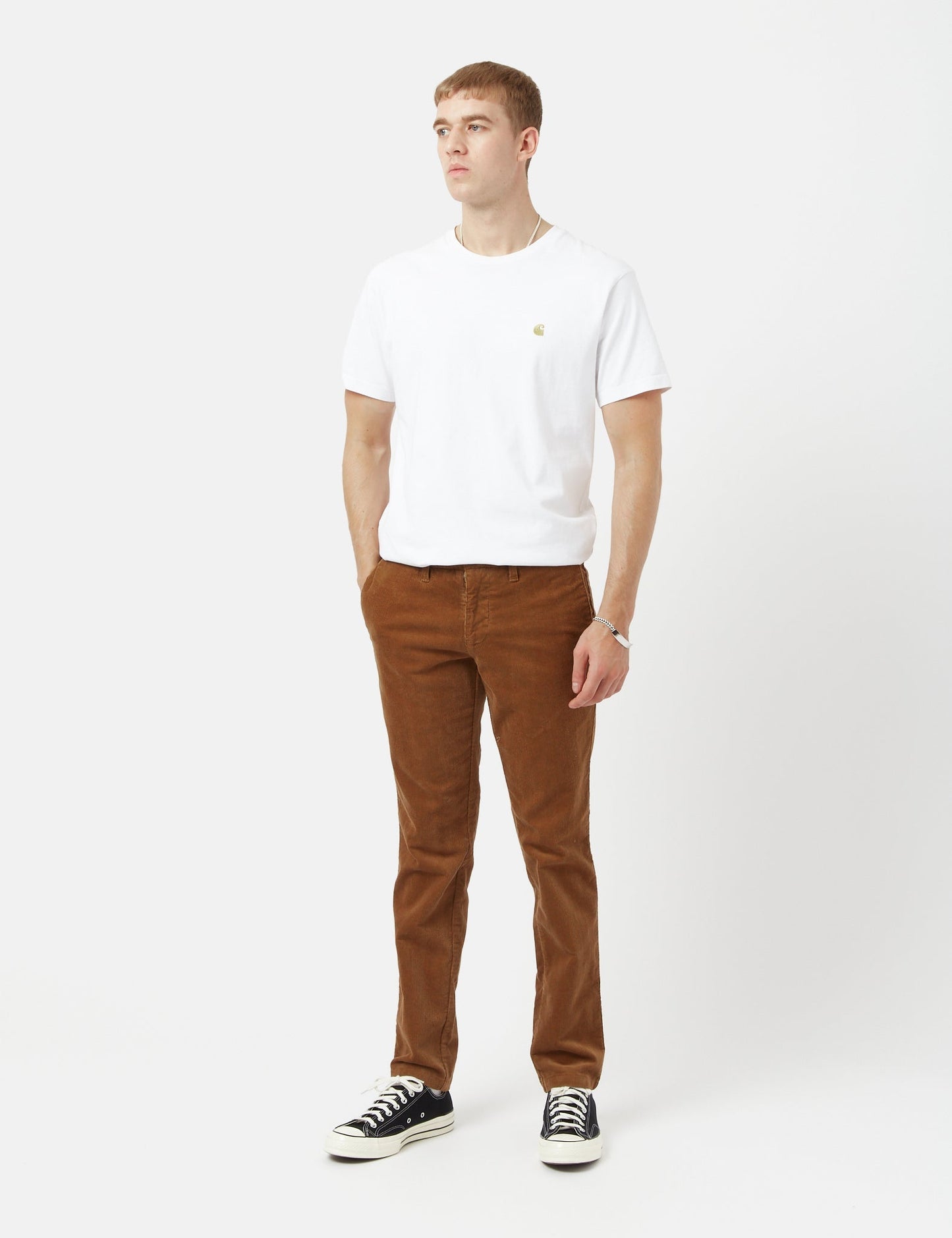 Sid Pant Cord Chino (Slim) - Jasper Camel