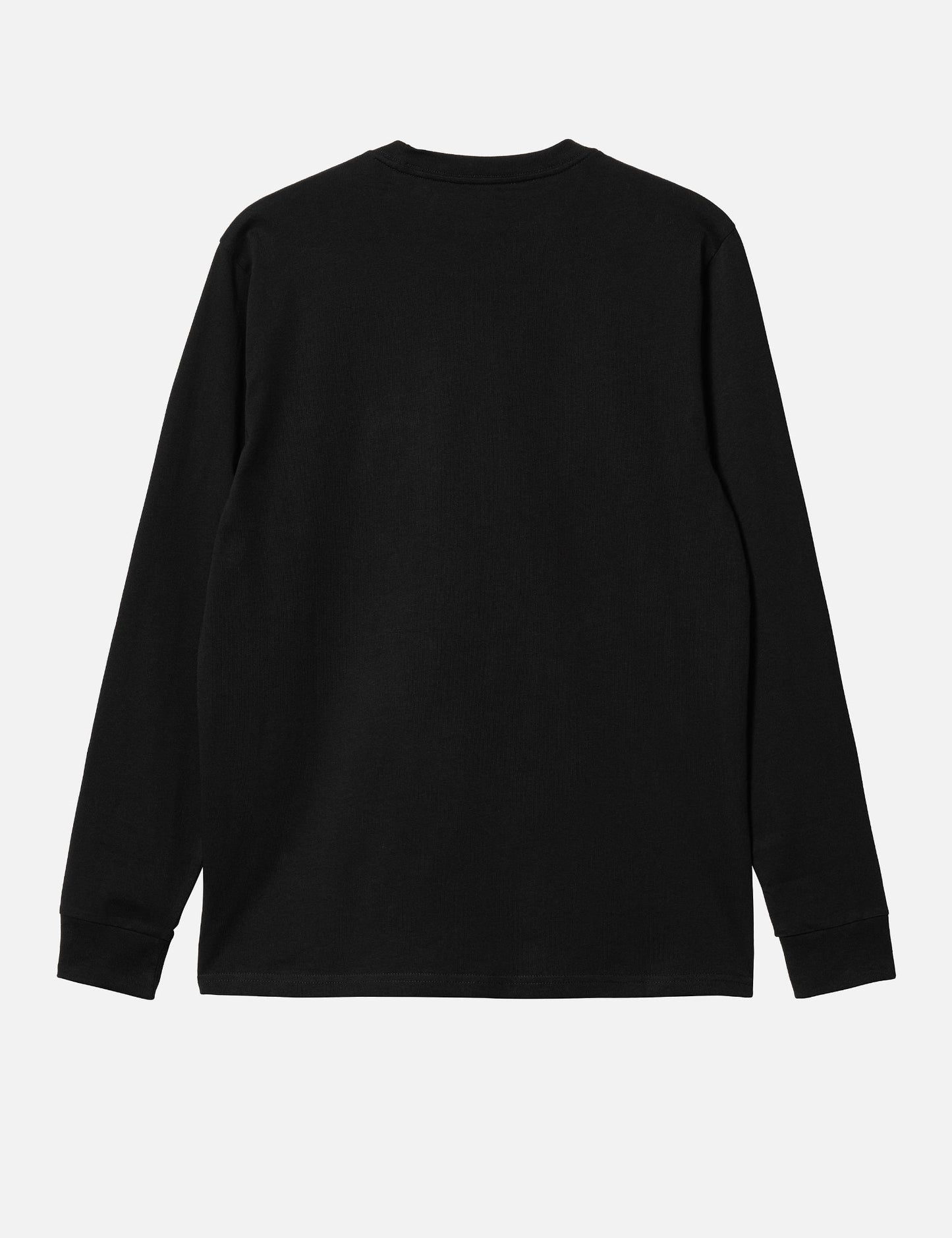 Pocket Long Sleeve T-Shirt - Black