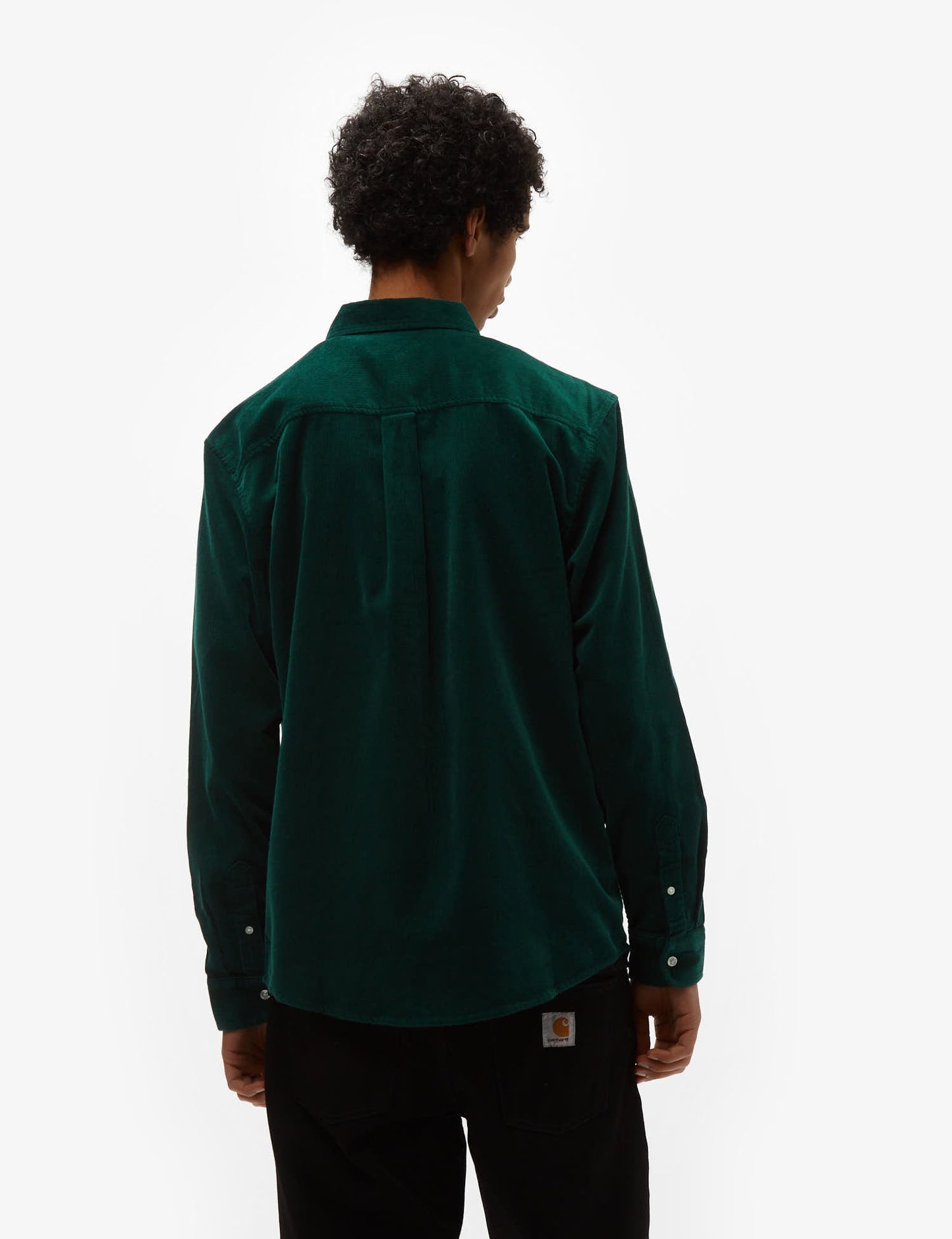 Madison Fine Cord Shirt - Chervil Green