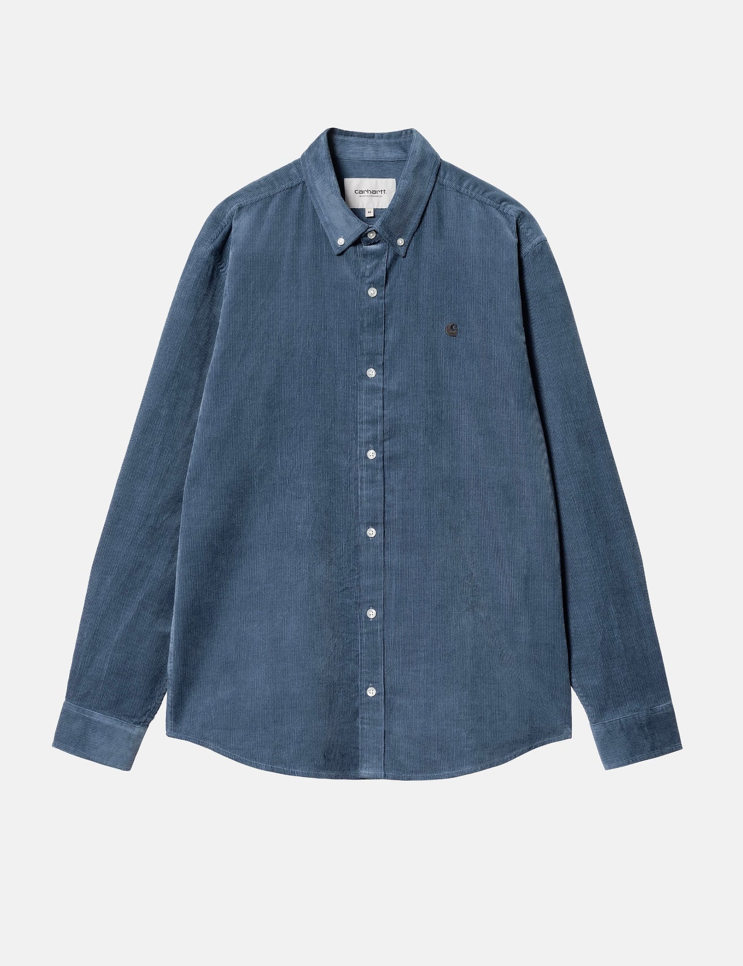 Madison Fine Cord Shirt - Hudson Blue