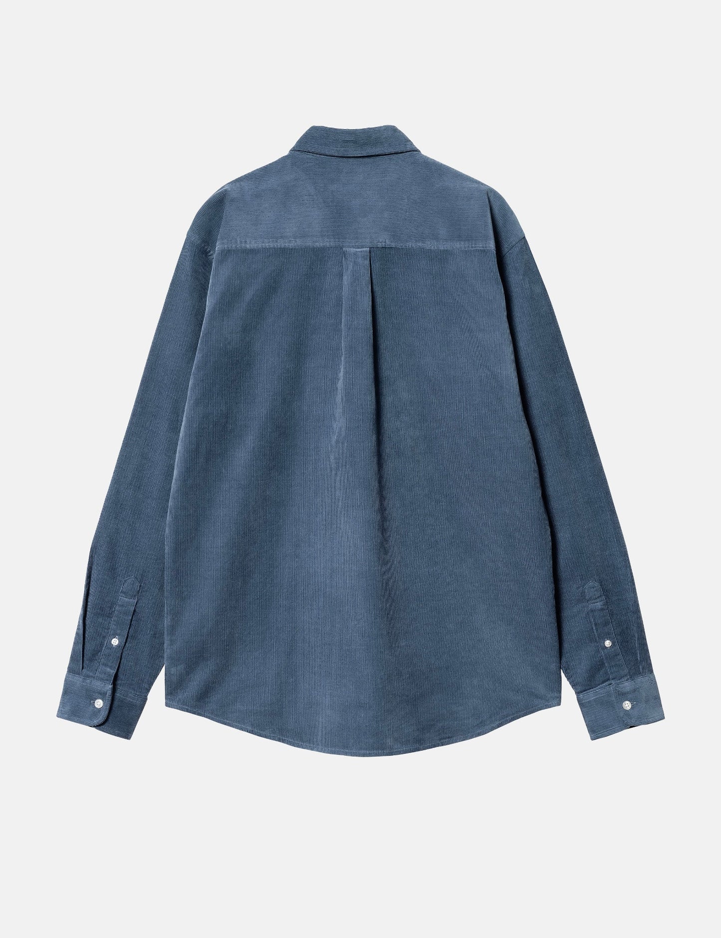 Madison Fine Cord Shirt - Hudson Blue