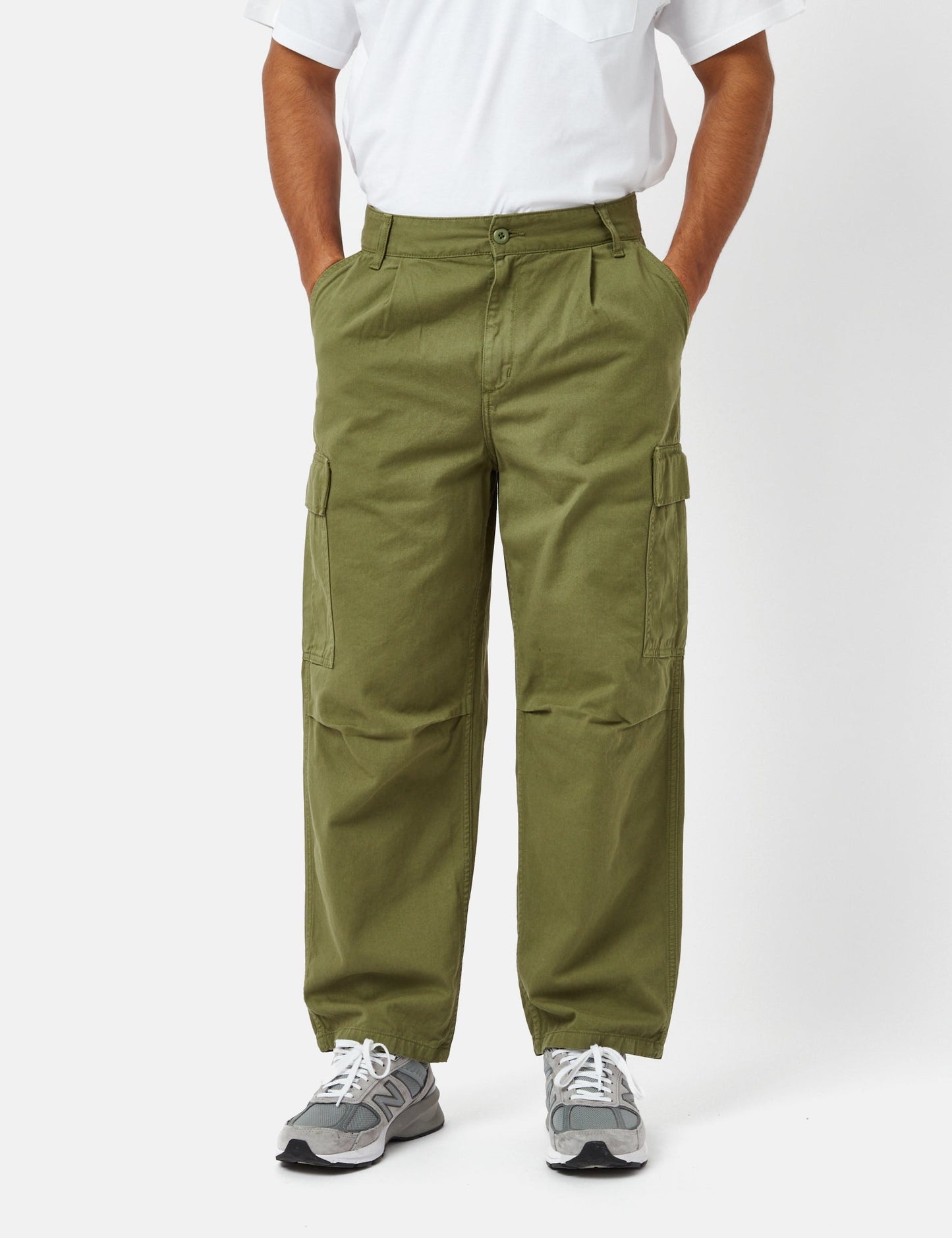 Cole Cargo Pant (Relaxed, Organic) - Kiwi Green