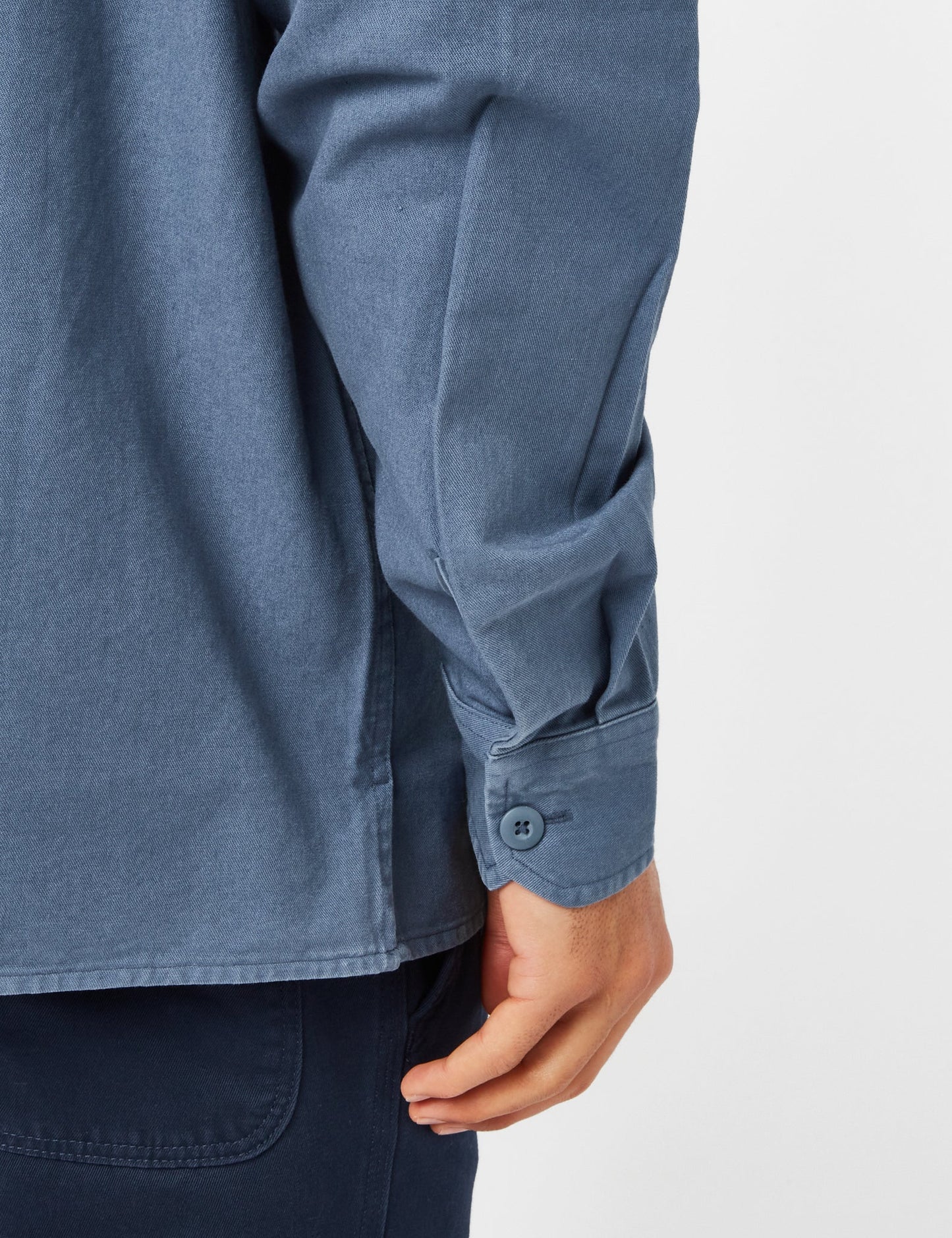 Reno Shirt Jacket (Garment Dyed) - Storm Blue