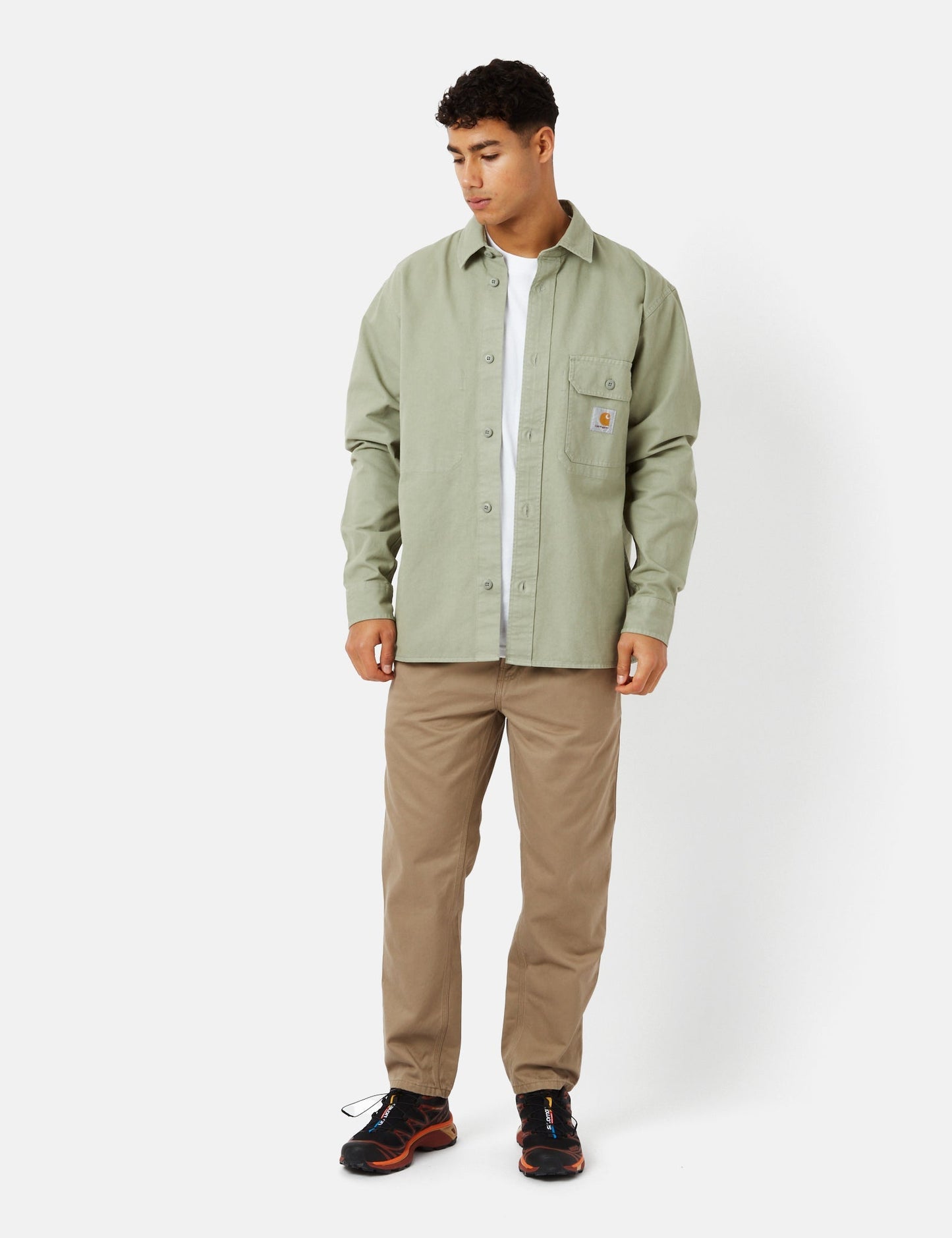 Reno Shirt Jacket (Garment Dyed) - Yucca Green