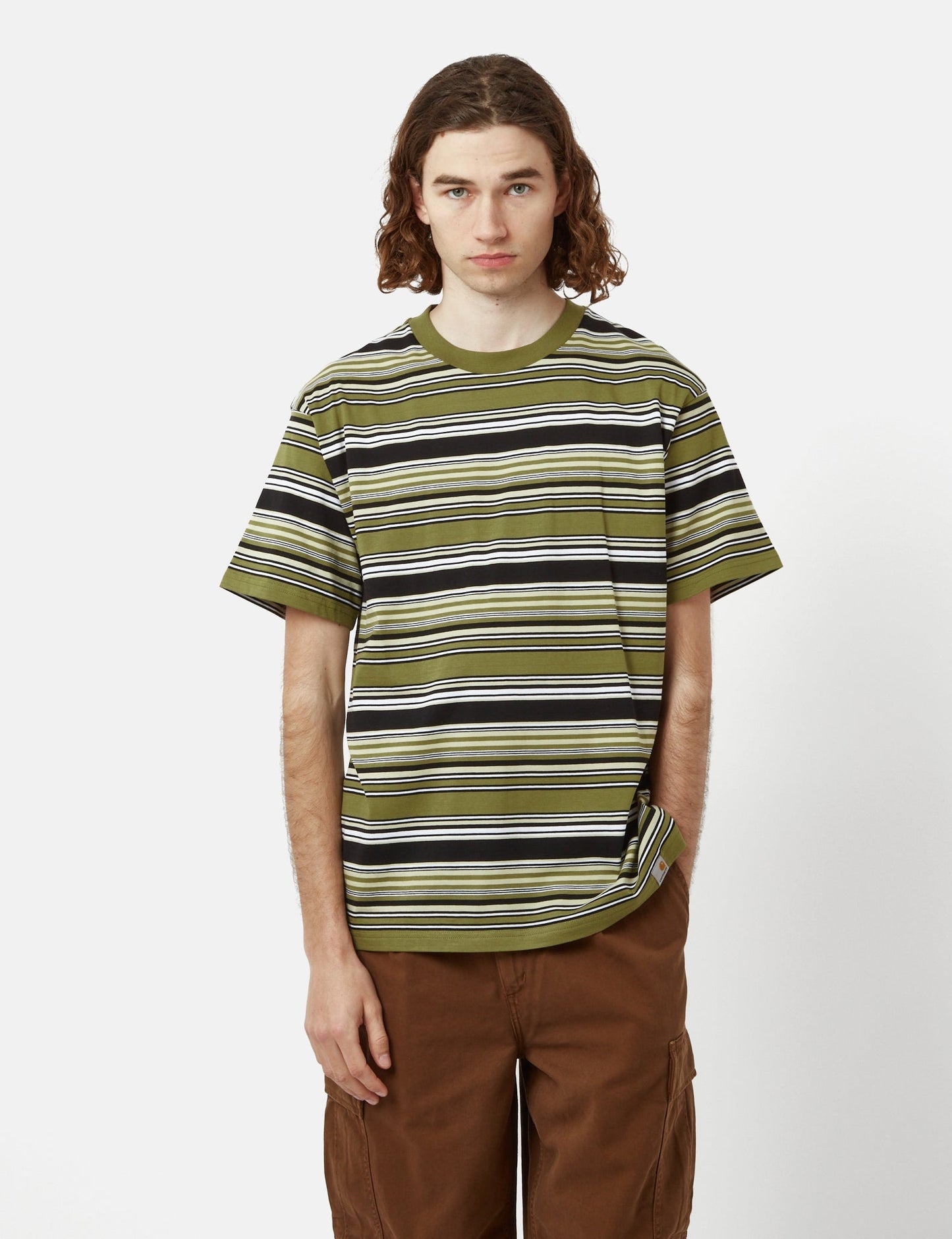 Lafferty T-Shirt (Stripe) - Piscine Blue