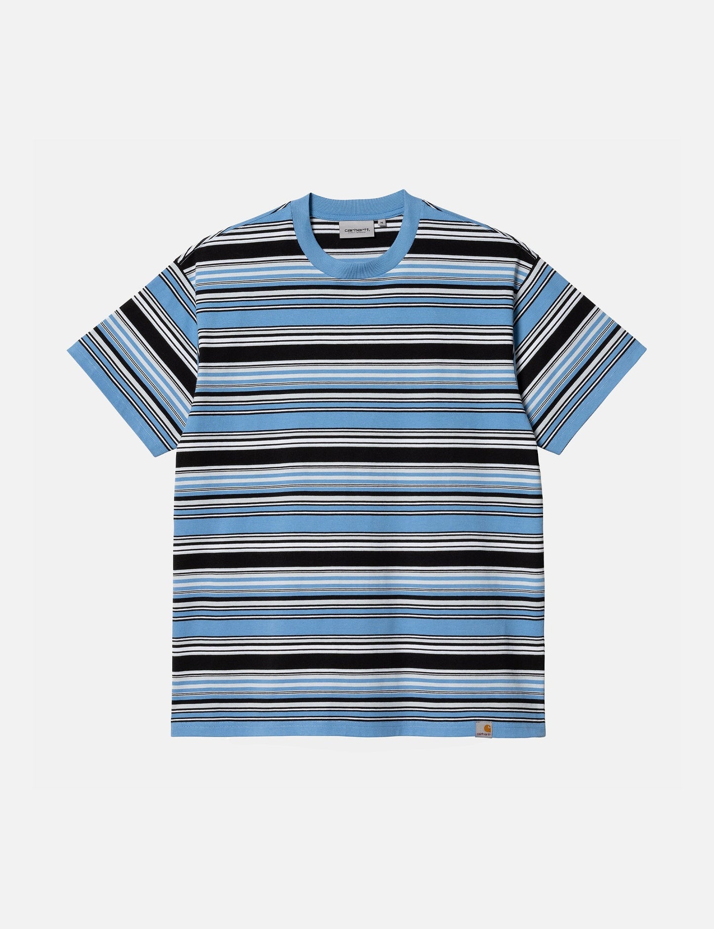 Lafferty T-Shirt (Stripe) - Piscine Blue