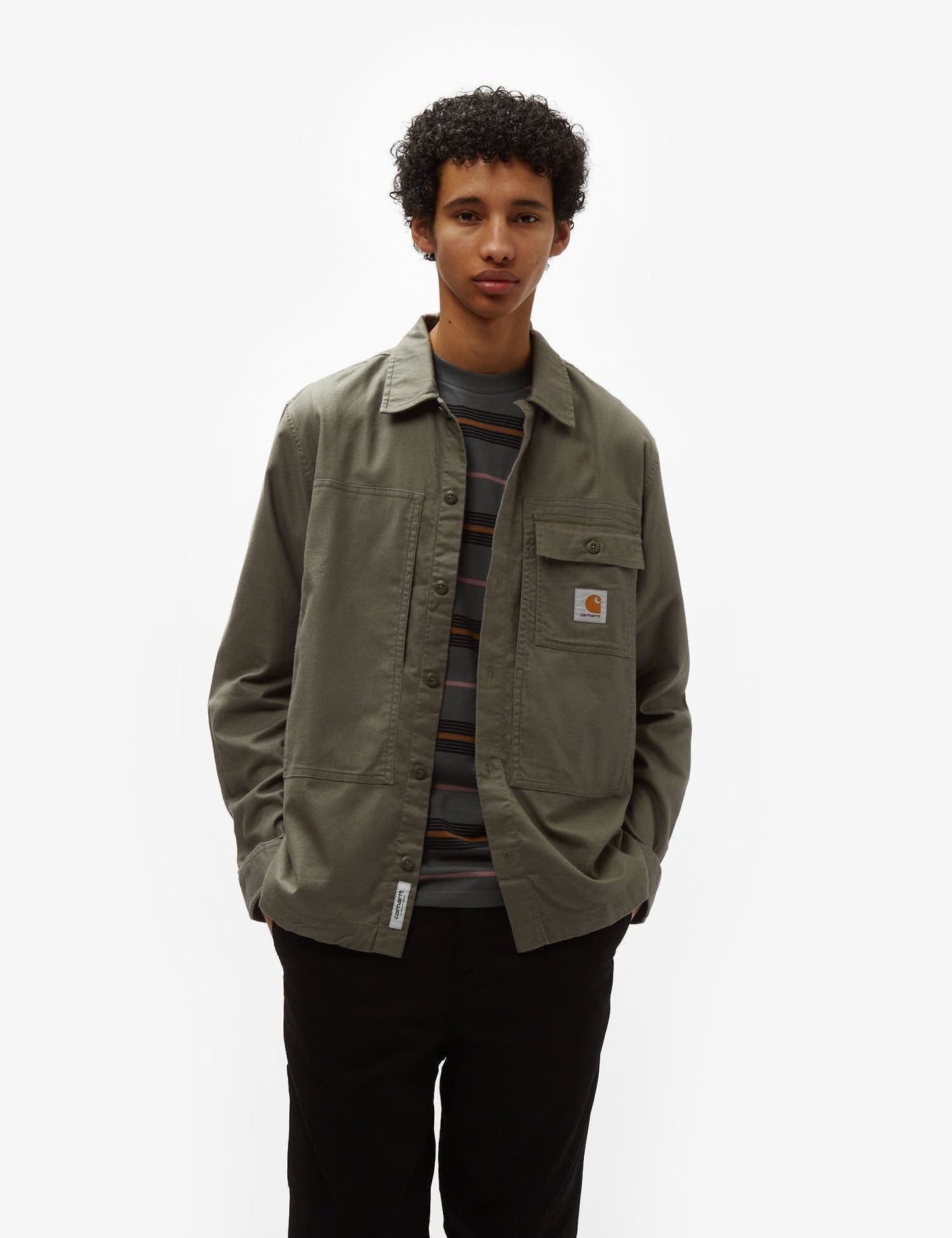 Charter Long Sleeve Shirt (Loose) - Smoke Green