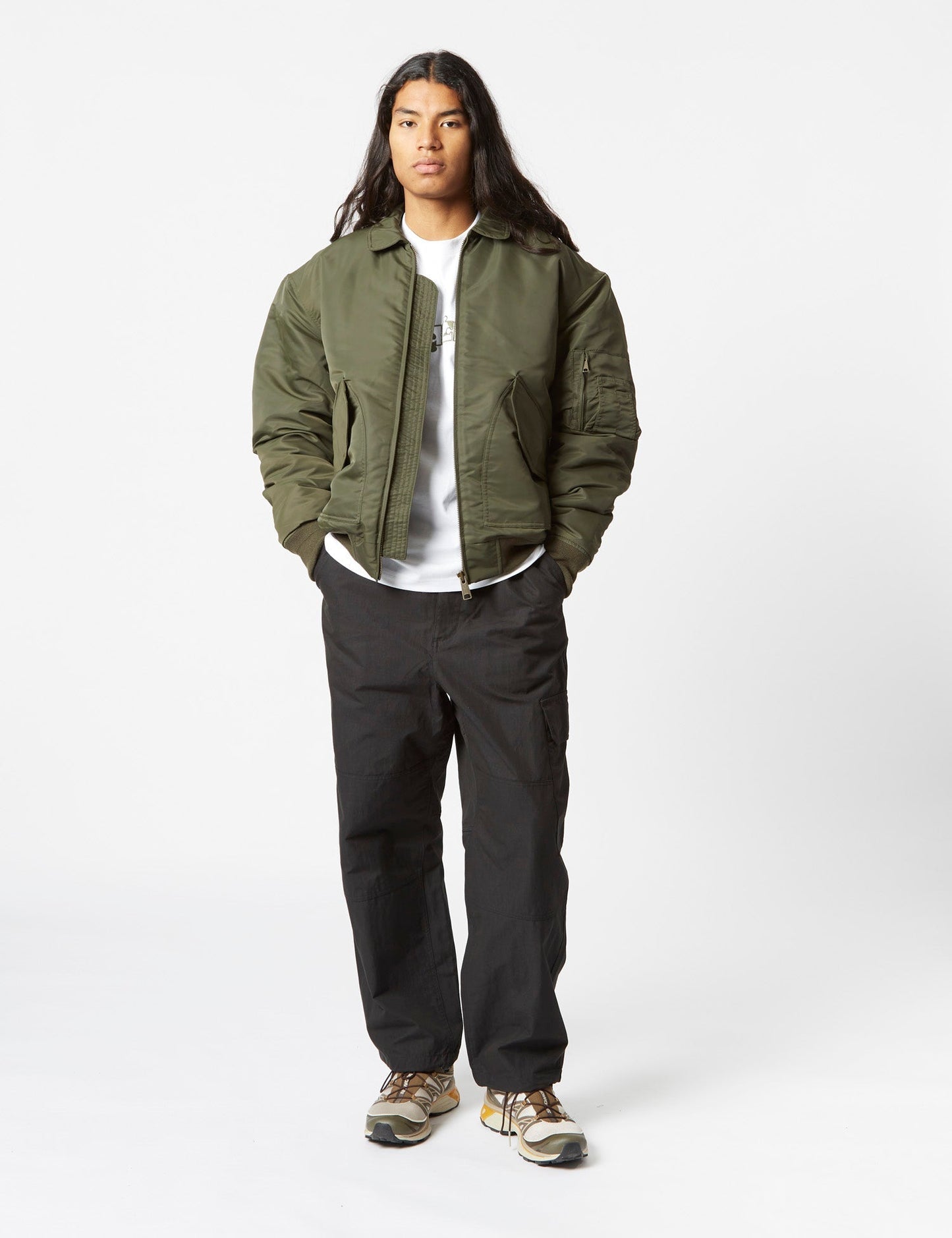 Olten Bomber Jacket - Plant Green