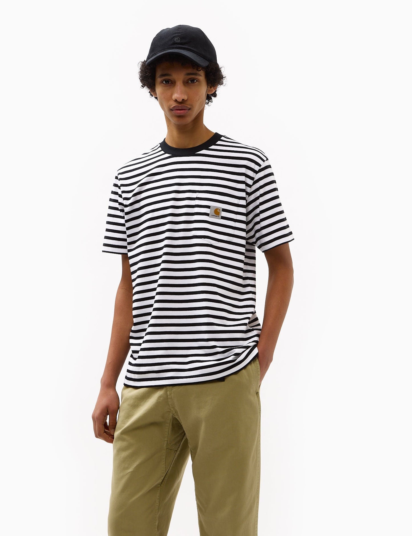 Seidler Stripe Pocket T-Shirt - Sorrent Blue