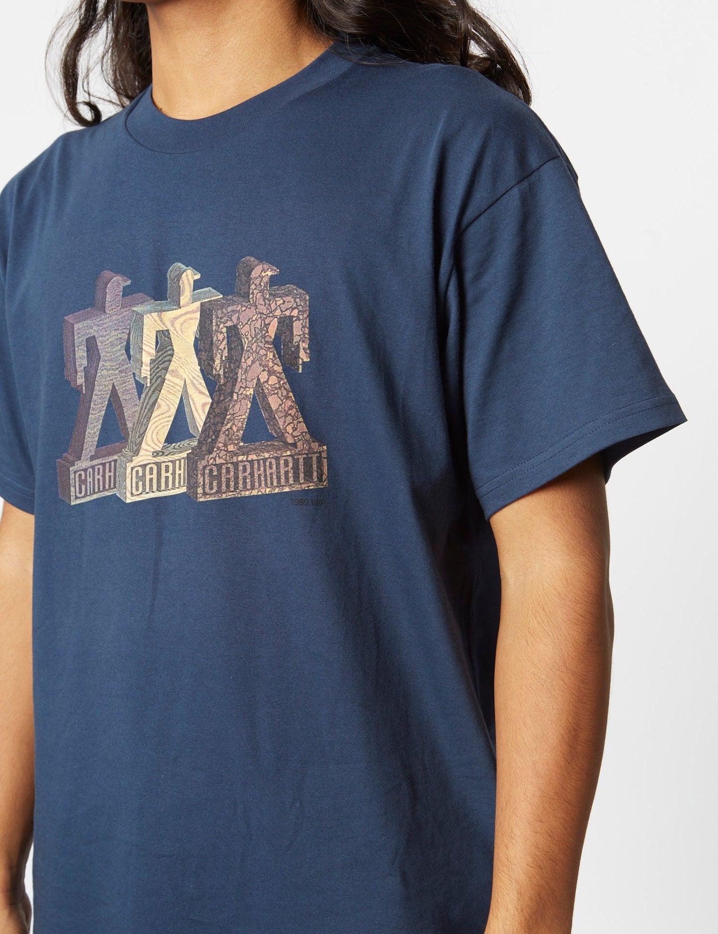 Built T-Shirt (Loose) - Blue