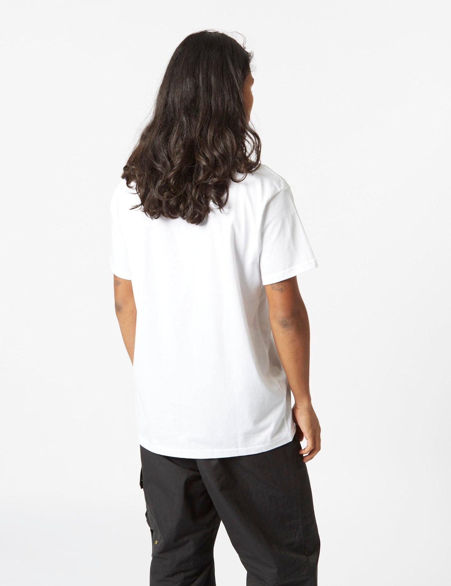 Spin Script T-Shirt (Loose) - White