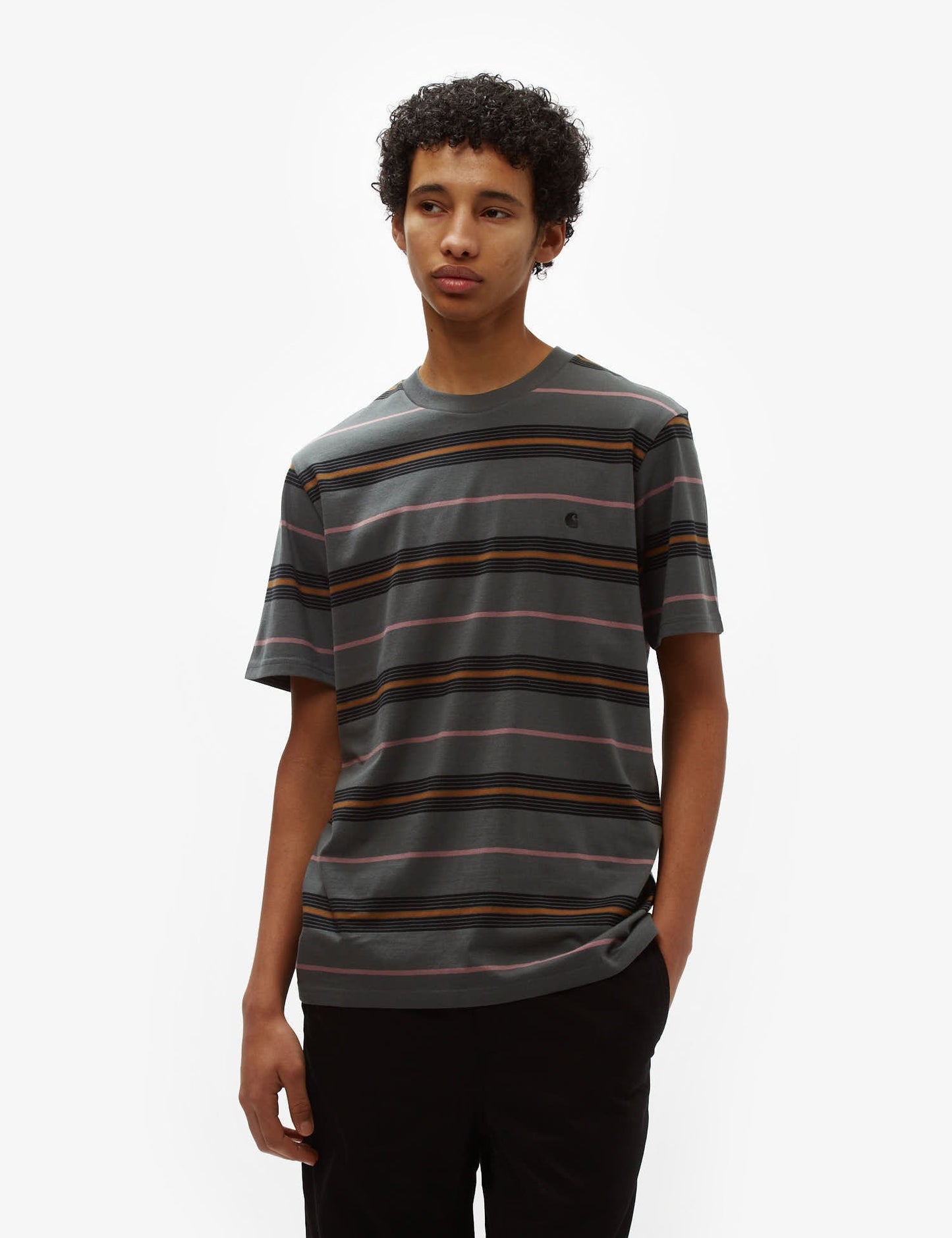 Haynes Stripe T-Shirt - Black