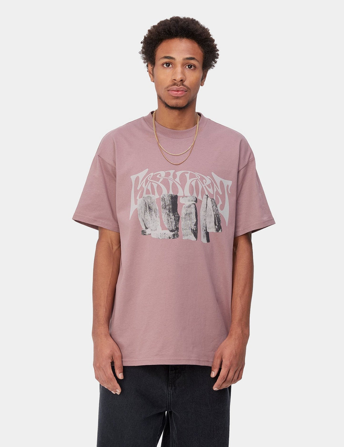 Pagan T-Shirt (Organic) - Daphne Pink/Beige