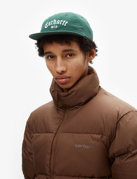 Onyx 6-Panel Cap - Chervil Green/White