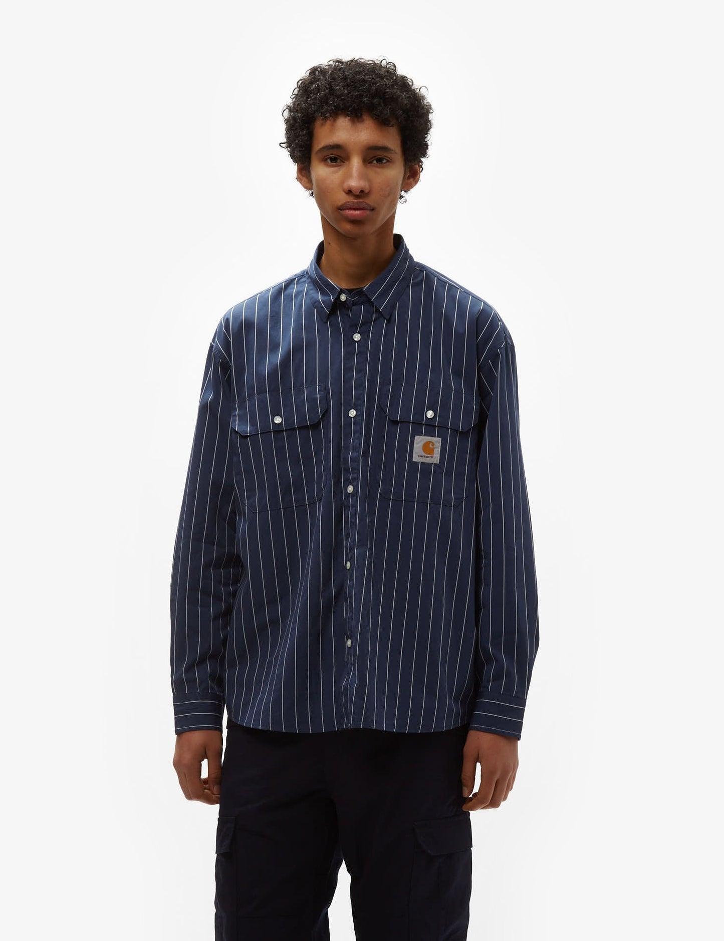 Orlean Stripe Shirt - Blue