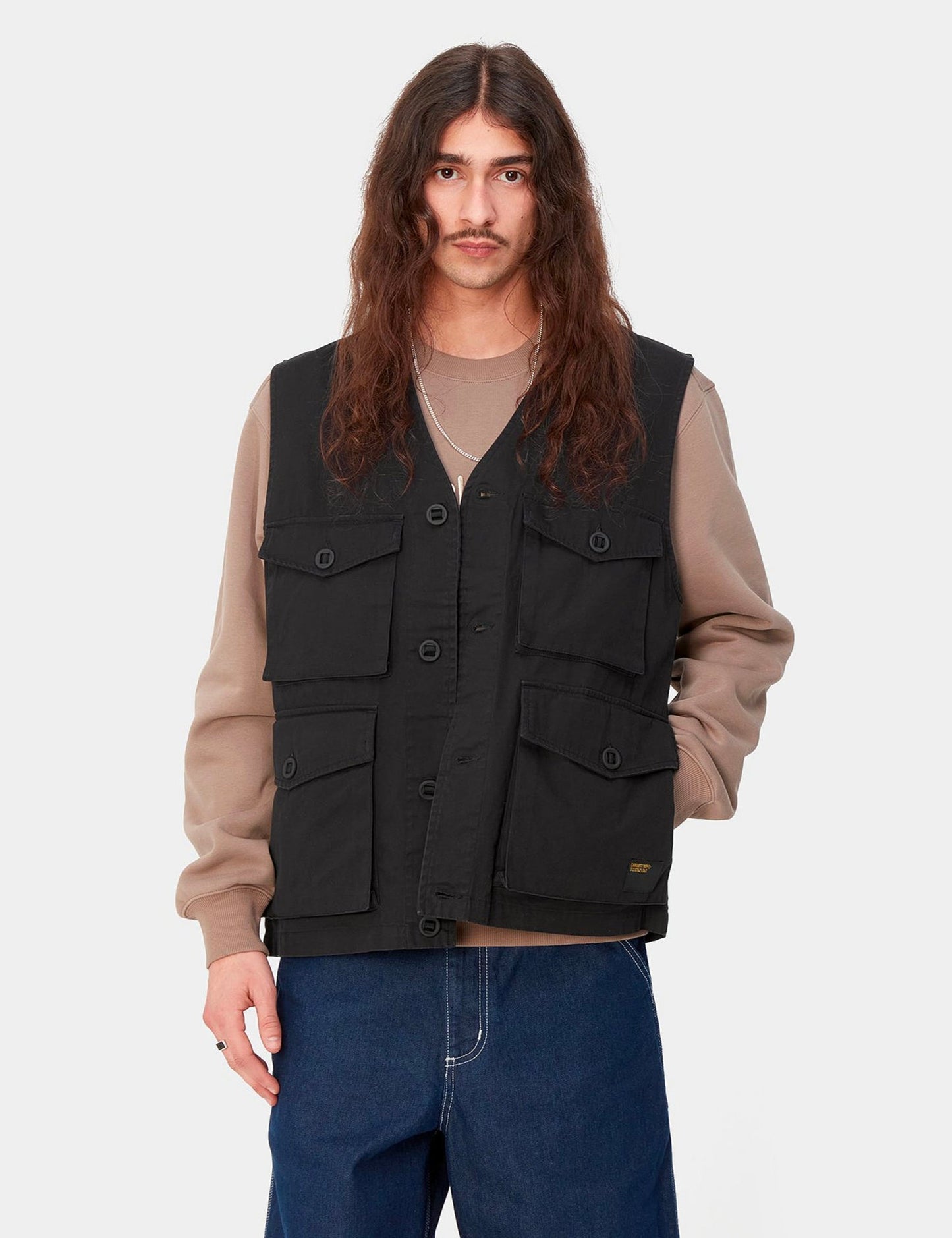 Unity Vest - Black Heavy Enzyme Wash