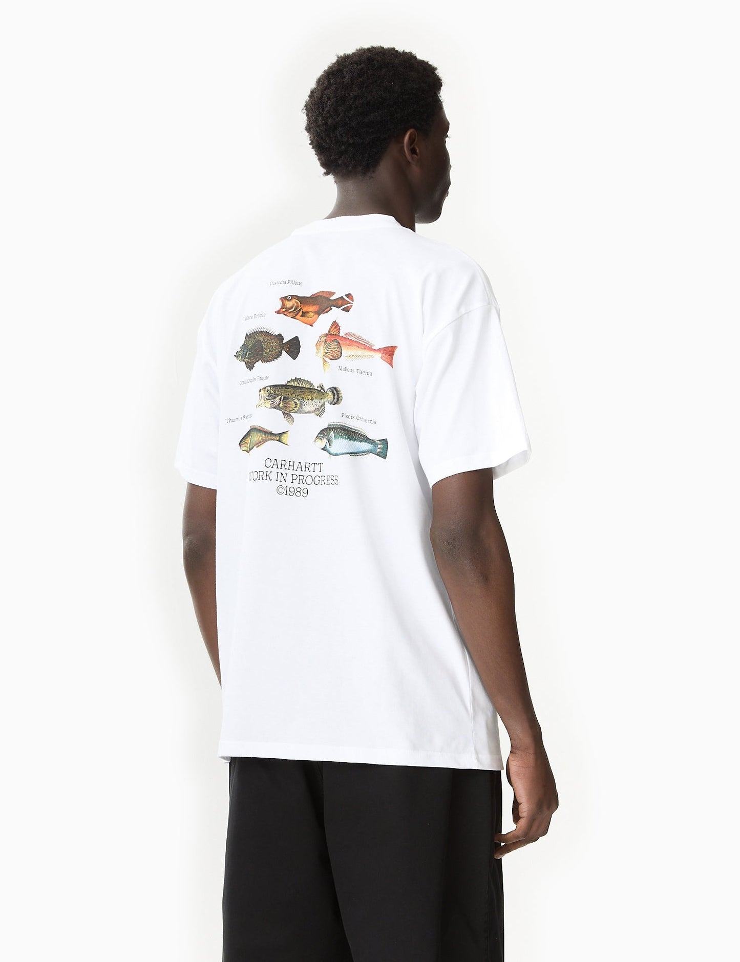 Fish T-Shirt (Loose) - Black